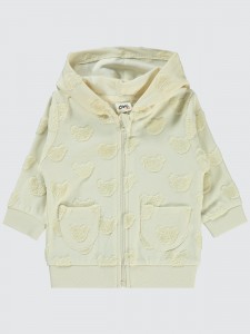 Stone Color Baby-Cardigan