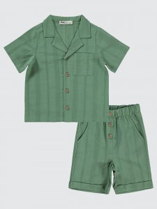 Soft Khaki Boys-Set