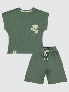 Dark Khaki Boys-Set