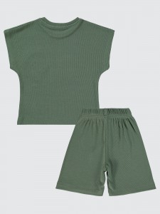 Dark Khaki Boys-Set