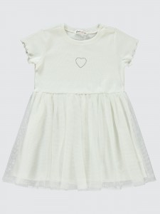 Ecru Girls-Dress and Overall