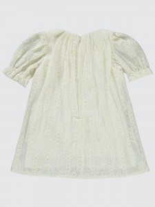 Ecru Baby-Dress and Overall