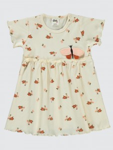 Ivory Baby-Dress and Overall