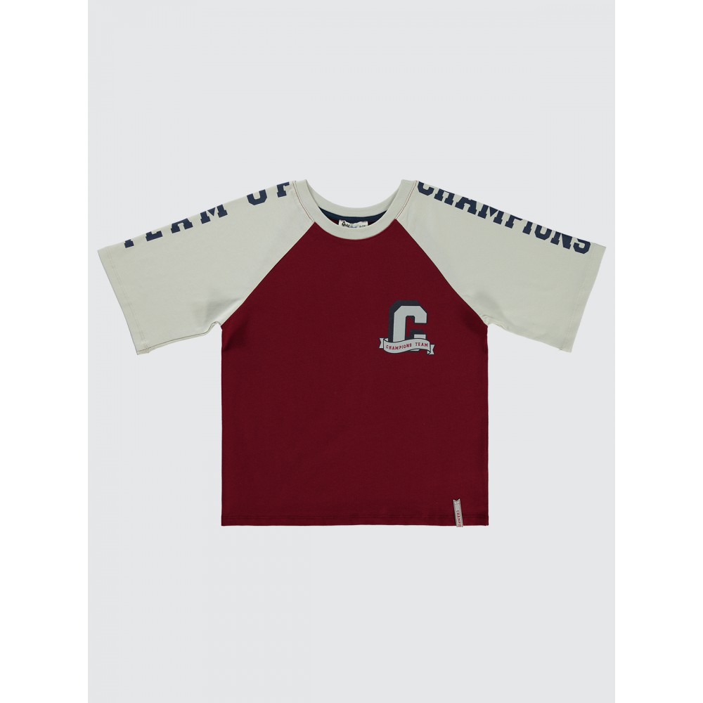 Burgundy Boys-T-Shirt Burgundy Boys-T-Shirt