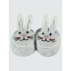 Gray Baby-Baby Booties Gray Baby-Baby Booties