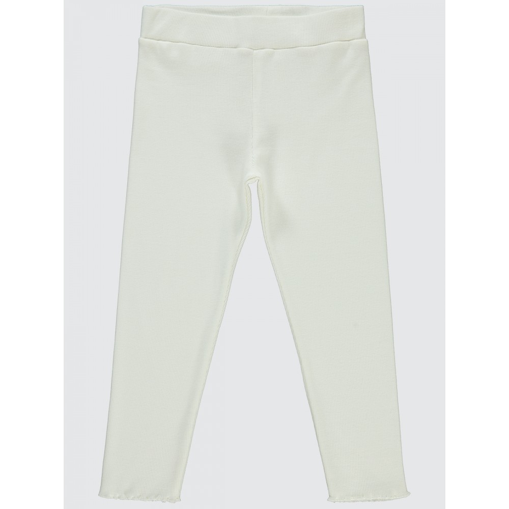 Ecru Girls-Leggings Ecru Girls-Leggings