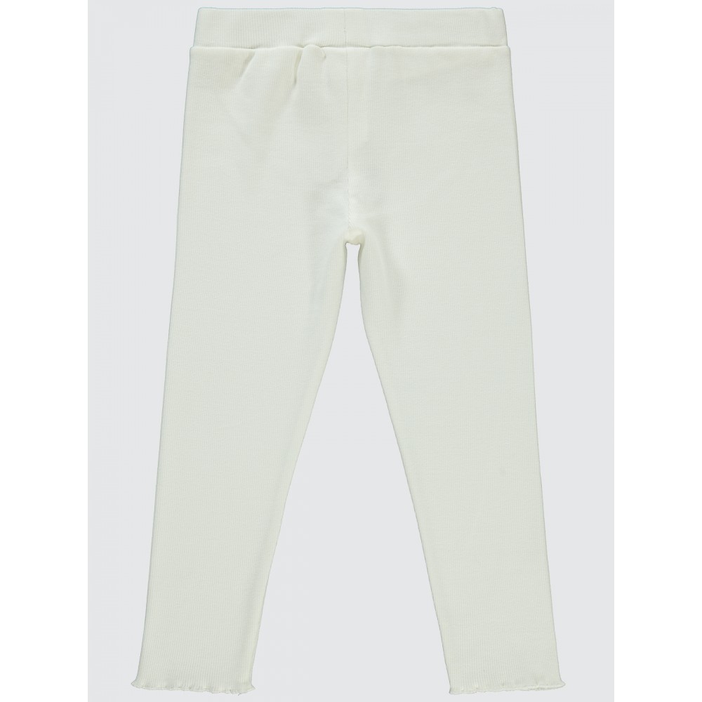 Ecru Girls-Leggings Ecru Girls-Leggings