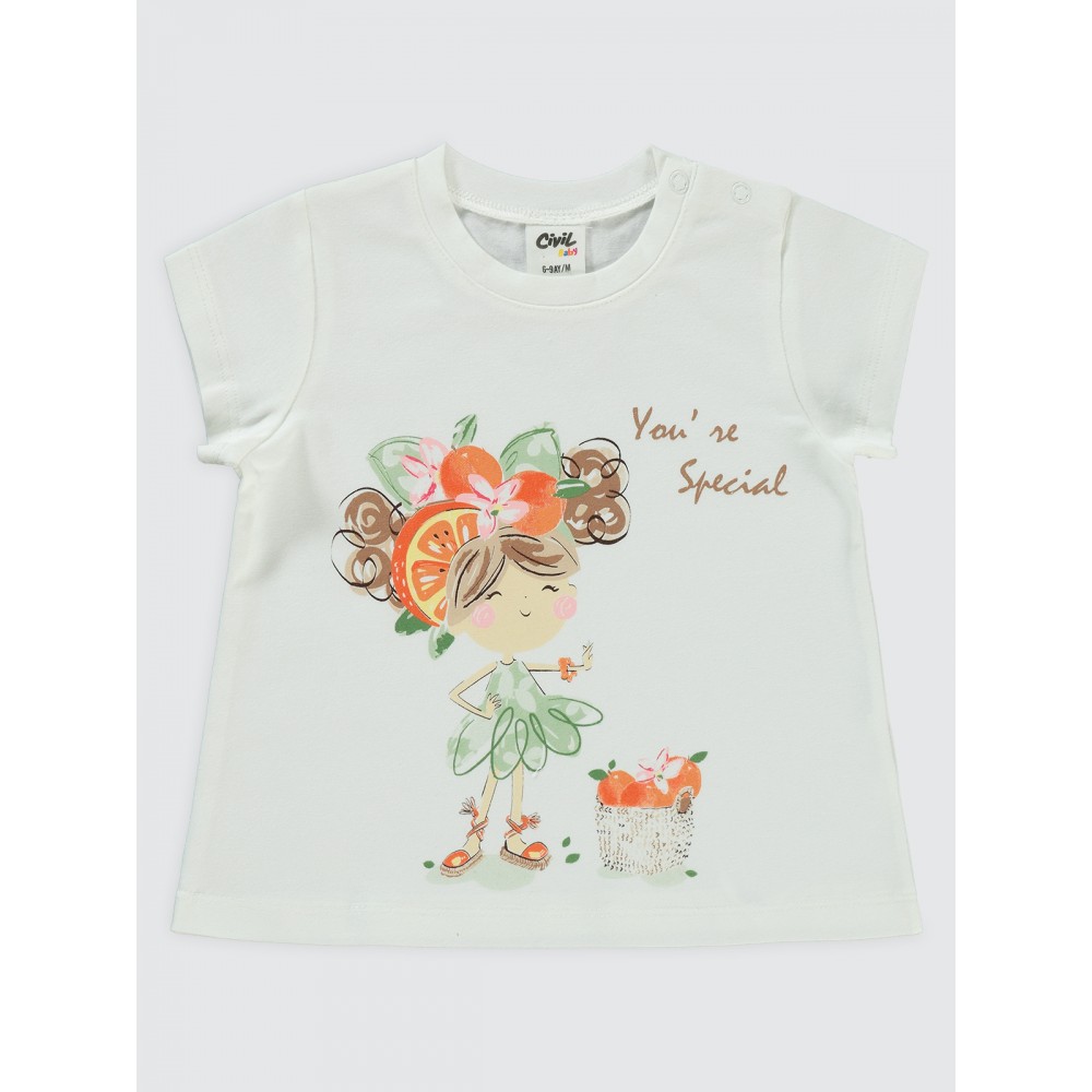 Ecru Baby-T-Shirt Ecru Baby-T-Shirt