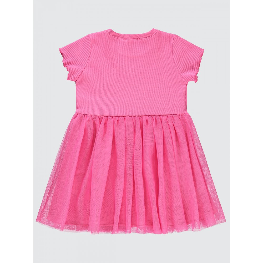 Fuchsia Girls-Dress and Overall Fuchsia Girls-Dress and Overall