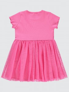 Fuchsia Girls-Dress and Overall
