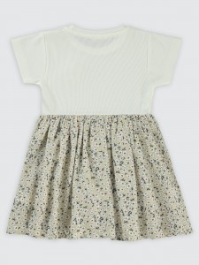Beige Girls-Dress and Overall