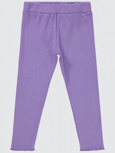 Metal Lavendar Lilac Girls-Leggings