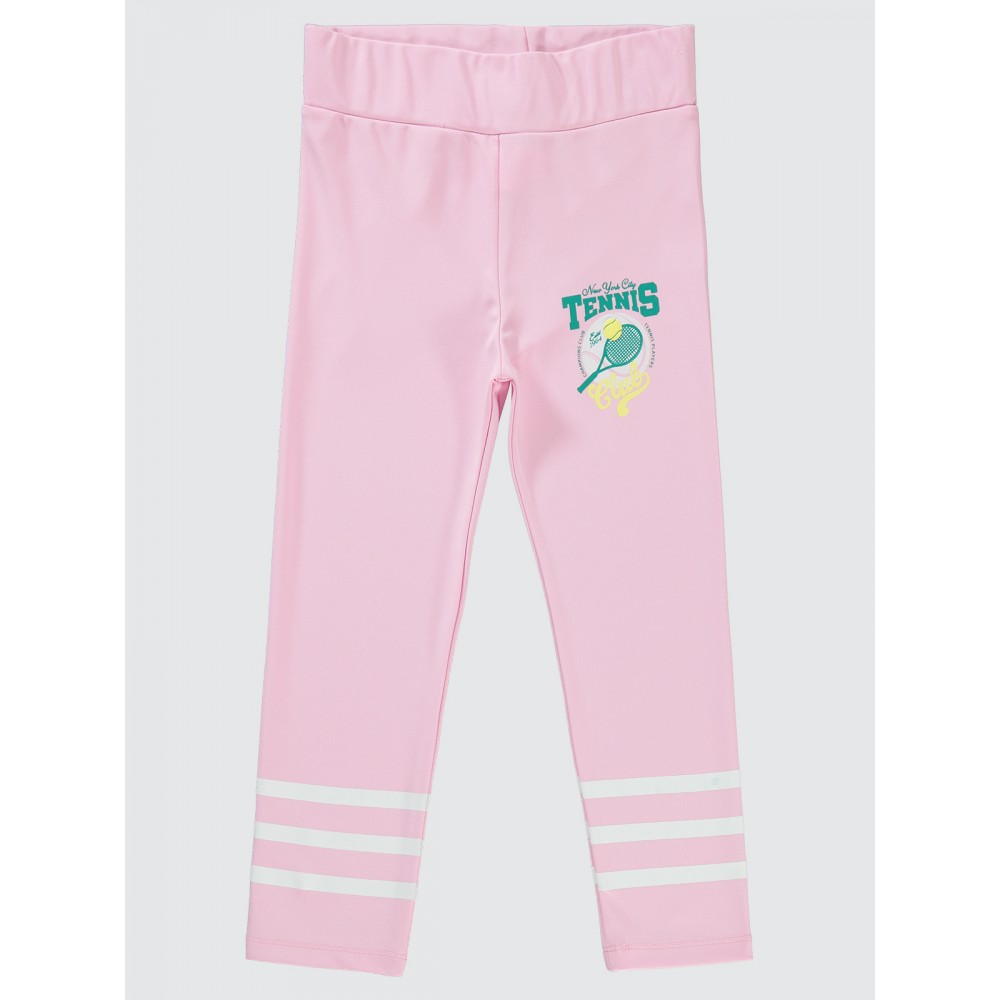 Peony Pink Girls-Leggings Peony Pink Girls-Leggings