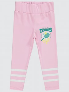 Peony Pink Girls-Leggings