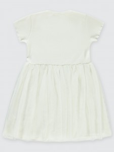 Ecru Girls-Dress and Overall