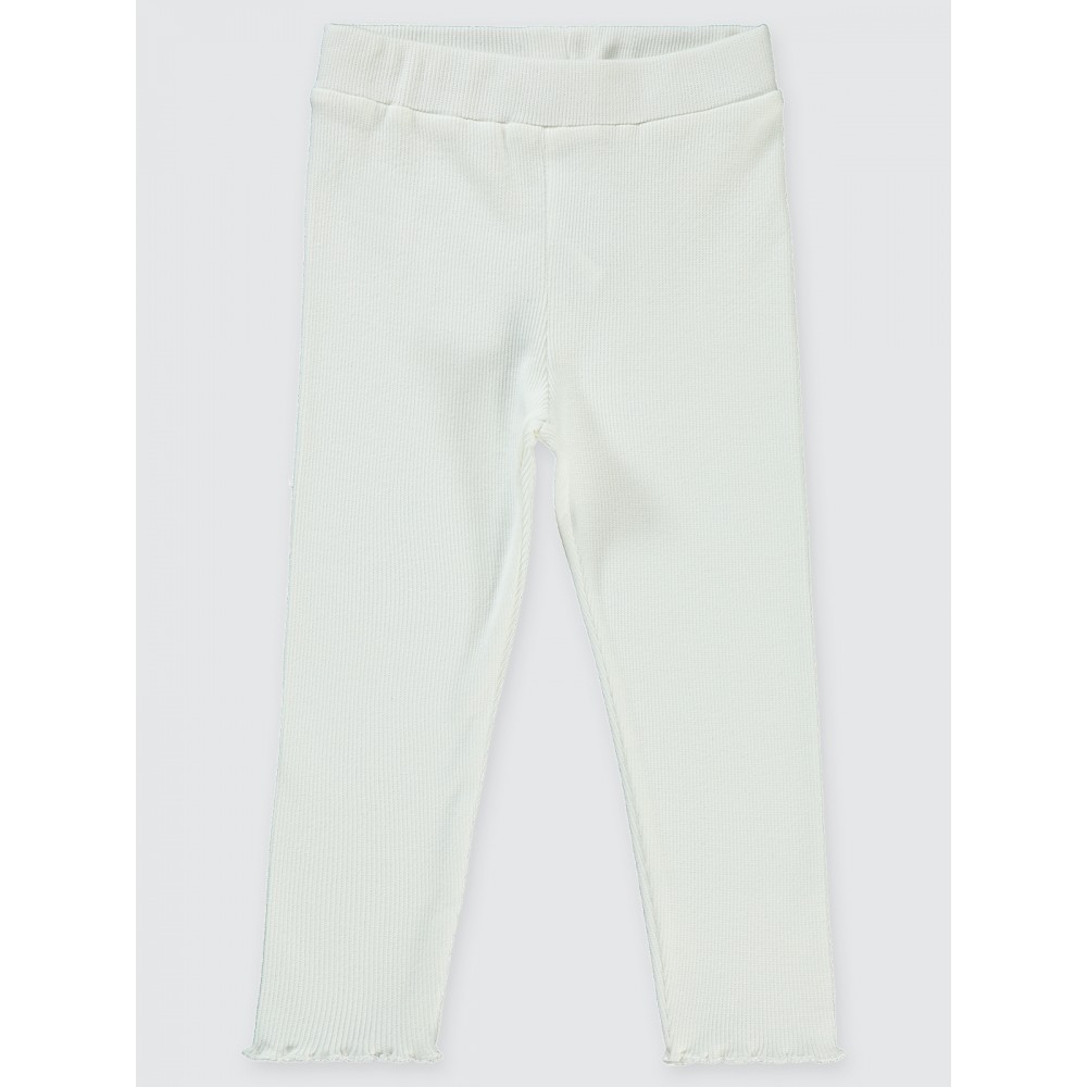 Ecru Girls-Leggings Ecru Girls-Leggings