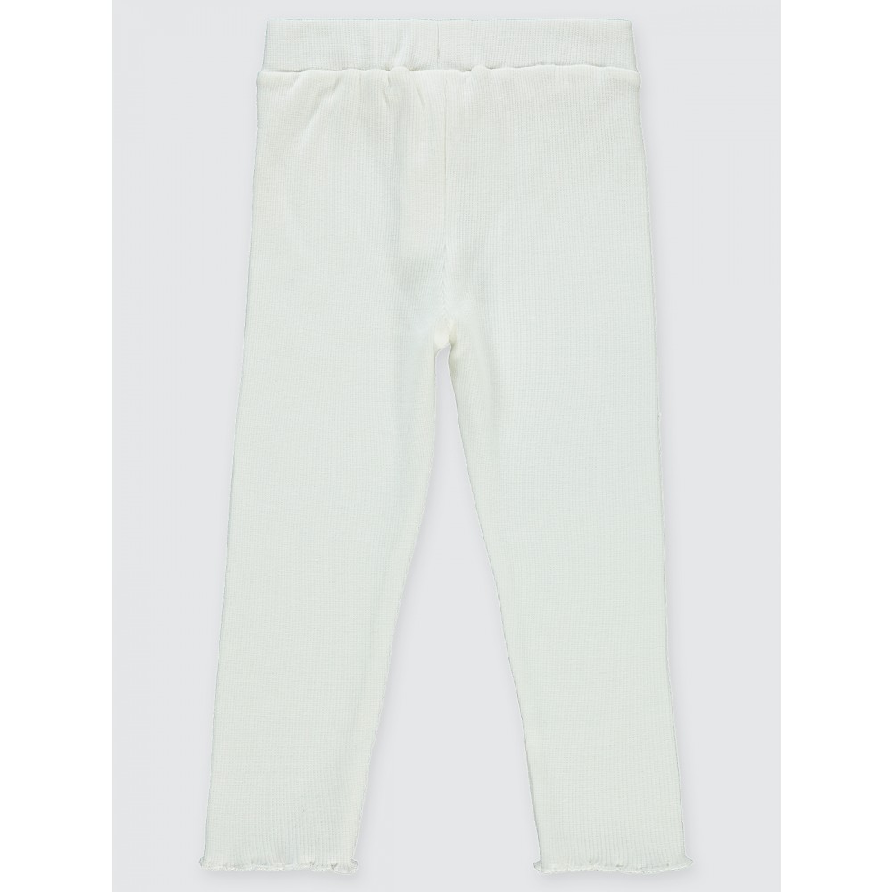 Ecru Girls-Leggings Ecru Girls-Leggings