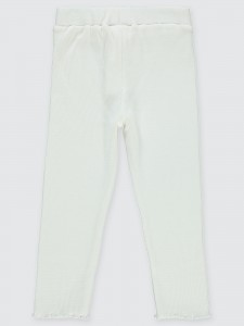 Ecru Girls-Leggings