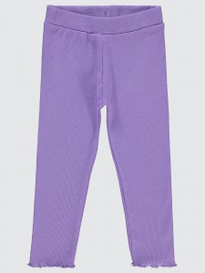 Metal Lavendar Lilac Girls-Leggings