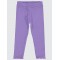 Metal Lavendar Lilac Girls-Leggings