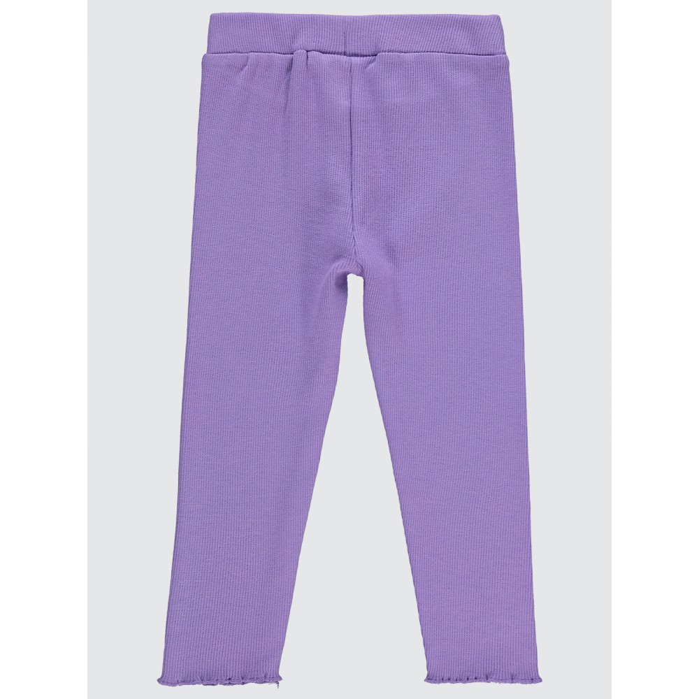 Metal Lavendar Lilac Girls-Leggings Metal Lavendar Lilac Girls-Leggings