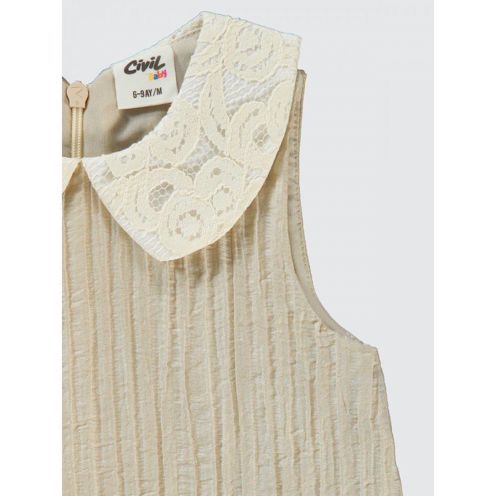 Beige Baby-Dress and Overall Beige Baby-Dress and Overall