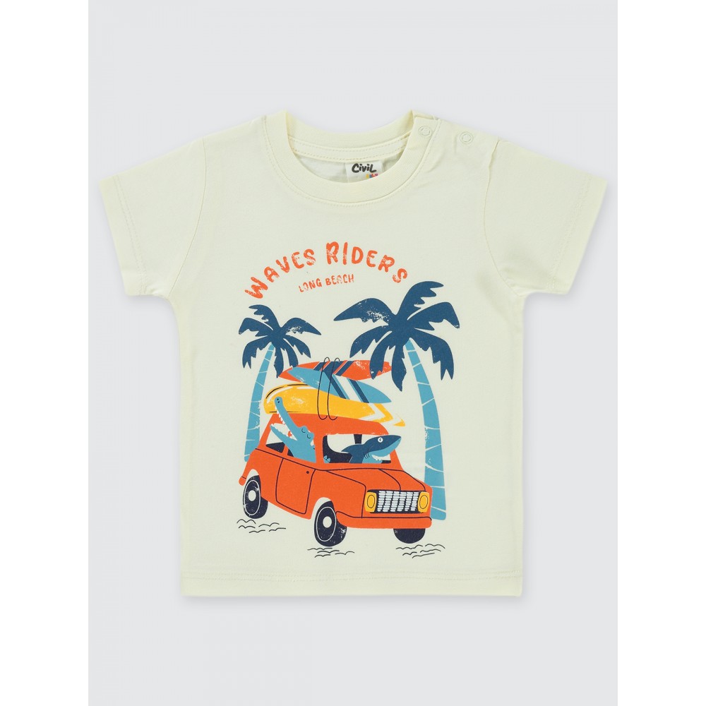 Cream Baby-T-Shirt Cream Baby-T-Shirt