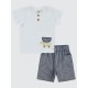 Ecru-Navy Baby-Set Ecru-Navy Baby-Set