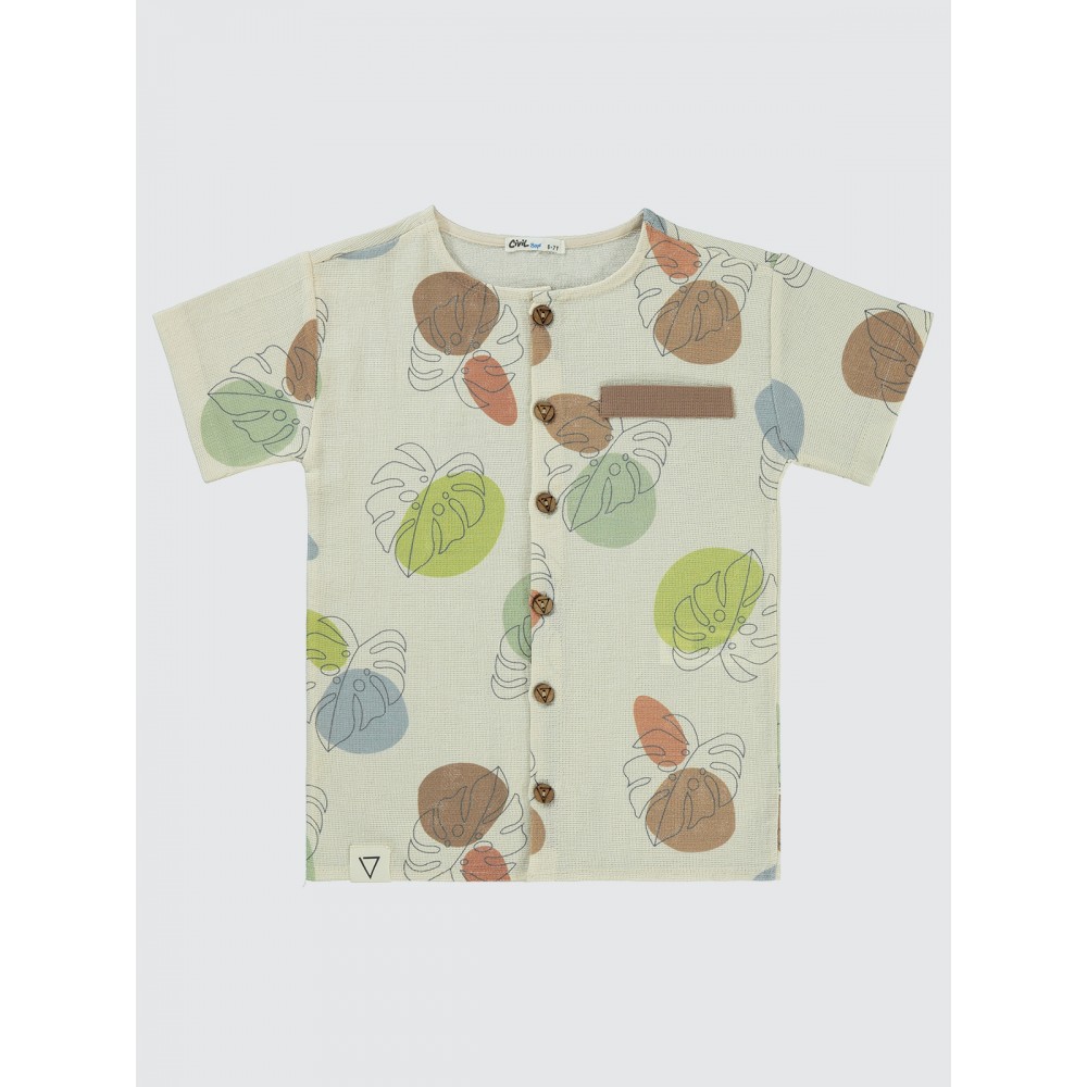 Ecru Boys-Shirt Ecru Boys-Shirt