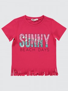 Bright Raspberry Girls-T-Shirt
