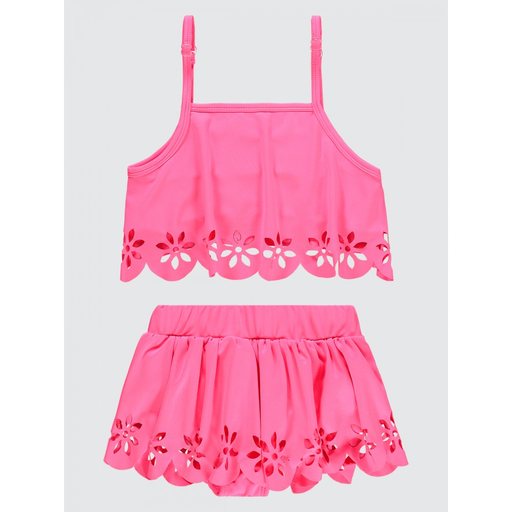 Neon Pink Girls-Swimwear Set Neon Pink Girls-Swimwear Set