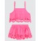 Neon Pink Girls-Swimwear Set