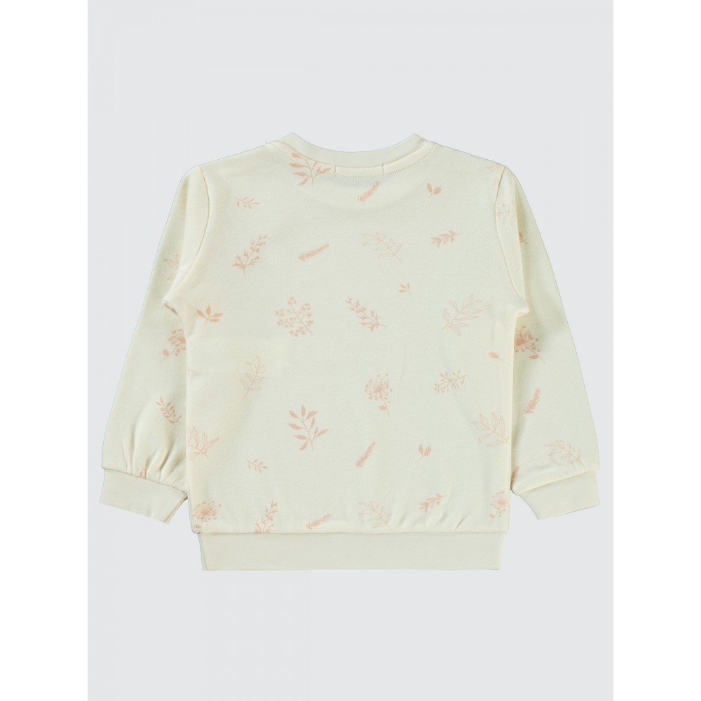 Ecru Girls-Sweatshirt Ecru Girls-Sweatshirt