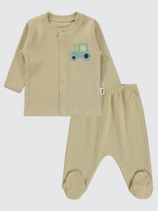 Milk Coffee  Baby-Pajama Set