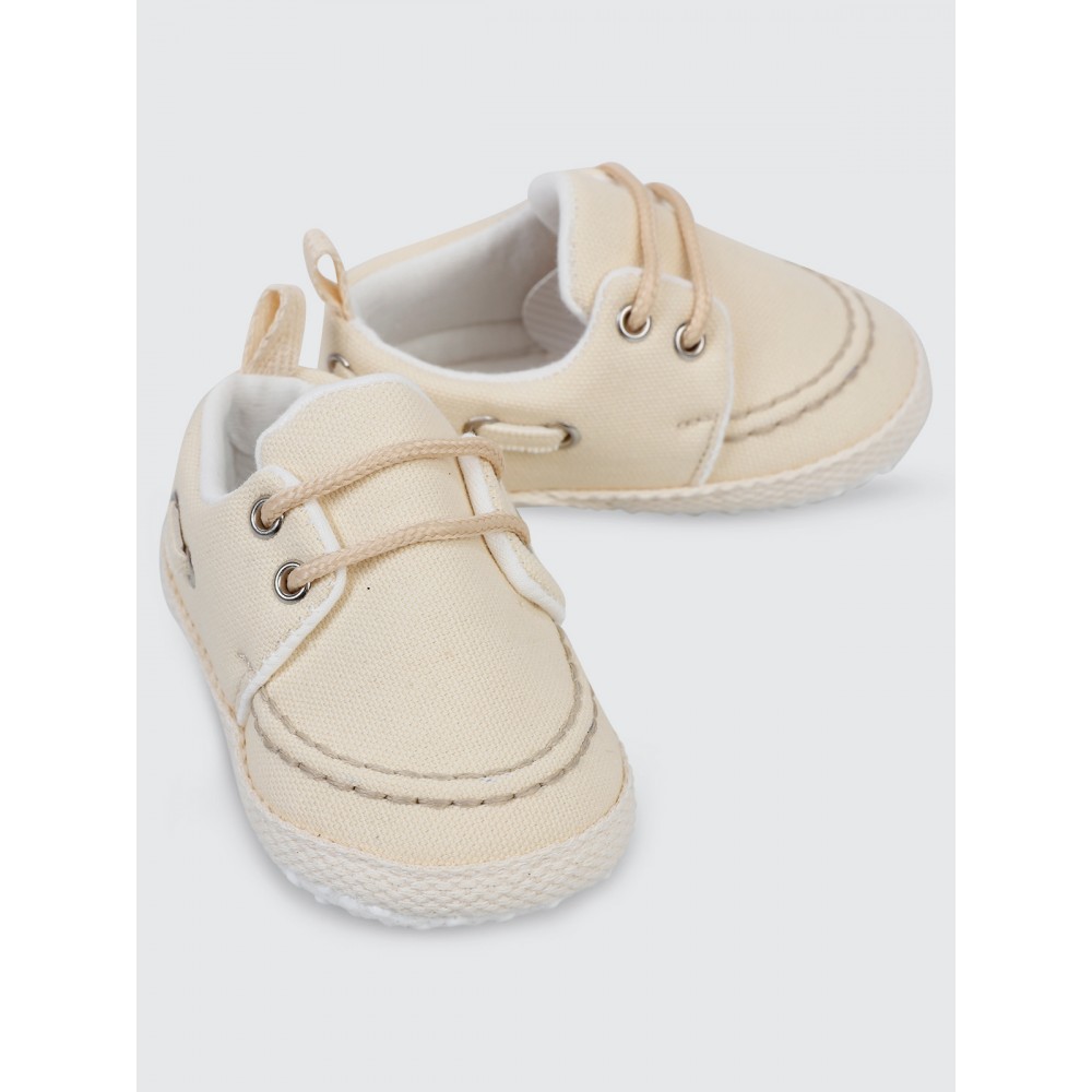 Cream Baby-Baby Booties Cream Baby-Baby Booties