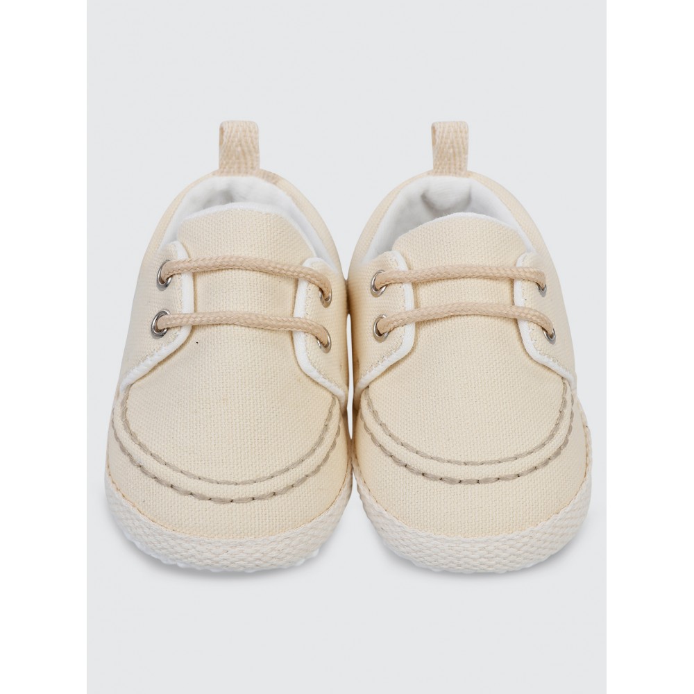 Cream Baby-Baby Booties Cream Baby-Baby Booties