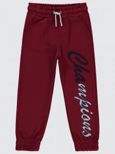 Burgundy Boys-Track Pants