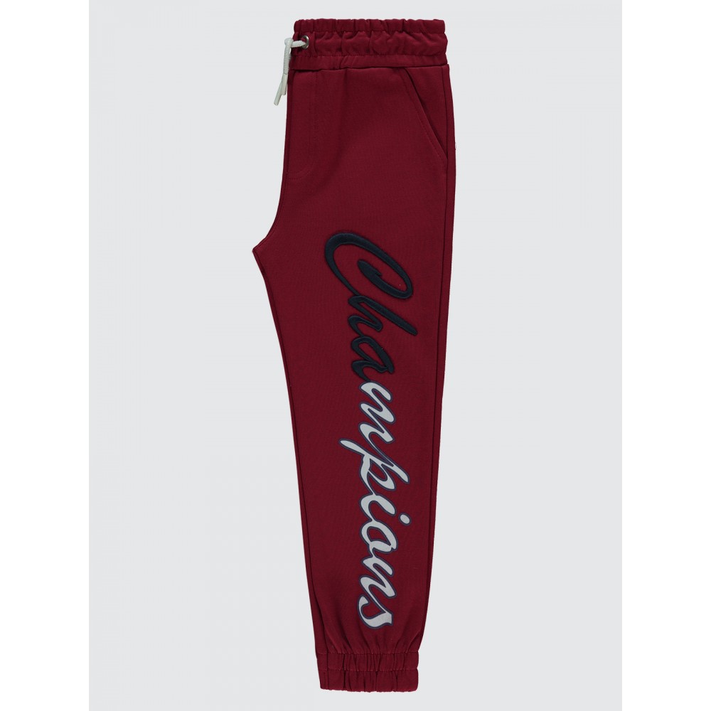 Burgundy Boys-Track Pants Burgundy Boys-Track Pants