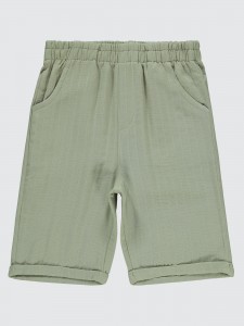 Soft Gray Boys-Capri Pants