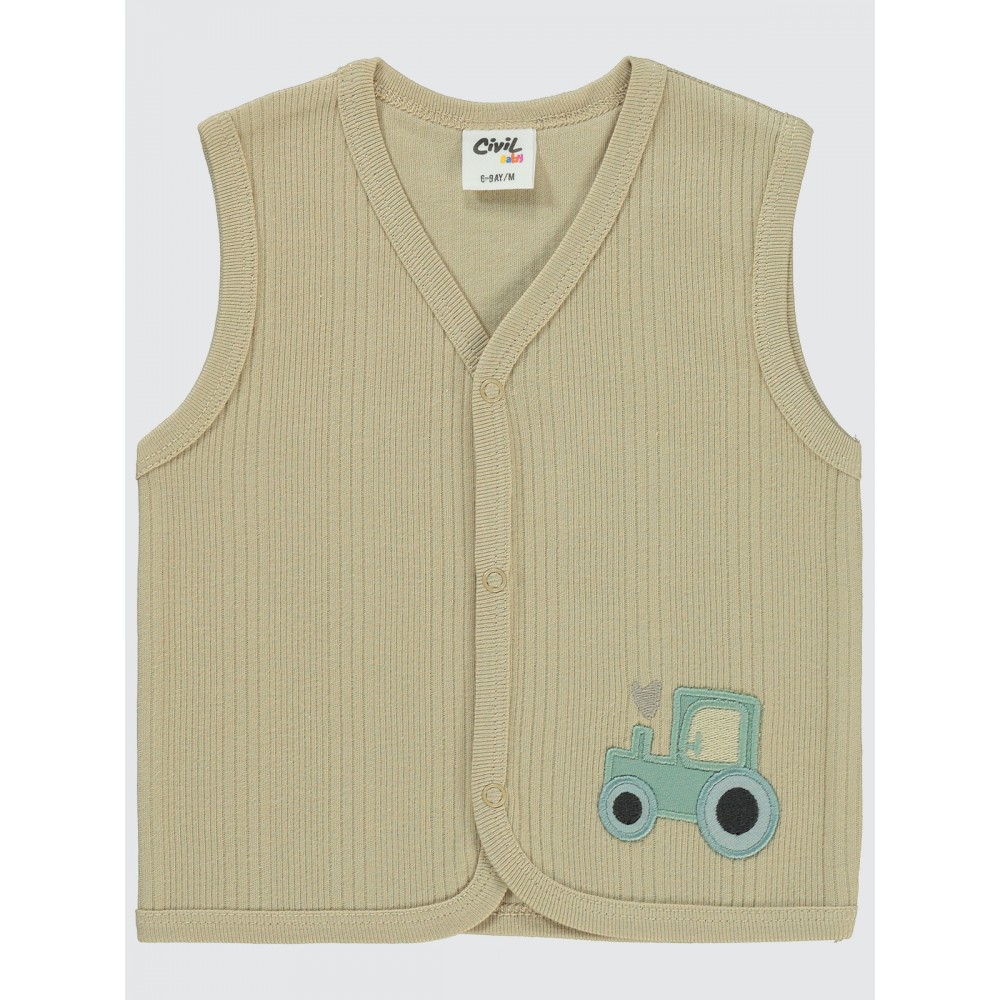 Milk Coffee Baby-Vest Milk Coffee Baby-Vest