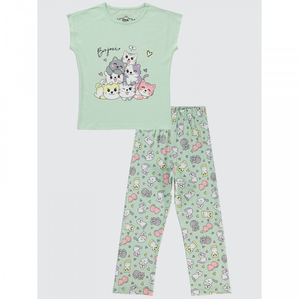 Bio Mint Girls-Pajama Set Bio Mint Girls-Pajama Set