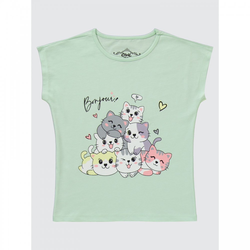 Bio Mint Girls-Pajama Set Bio Mint Girls-Pajama Set
