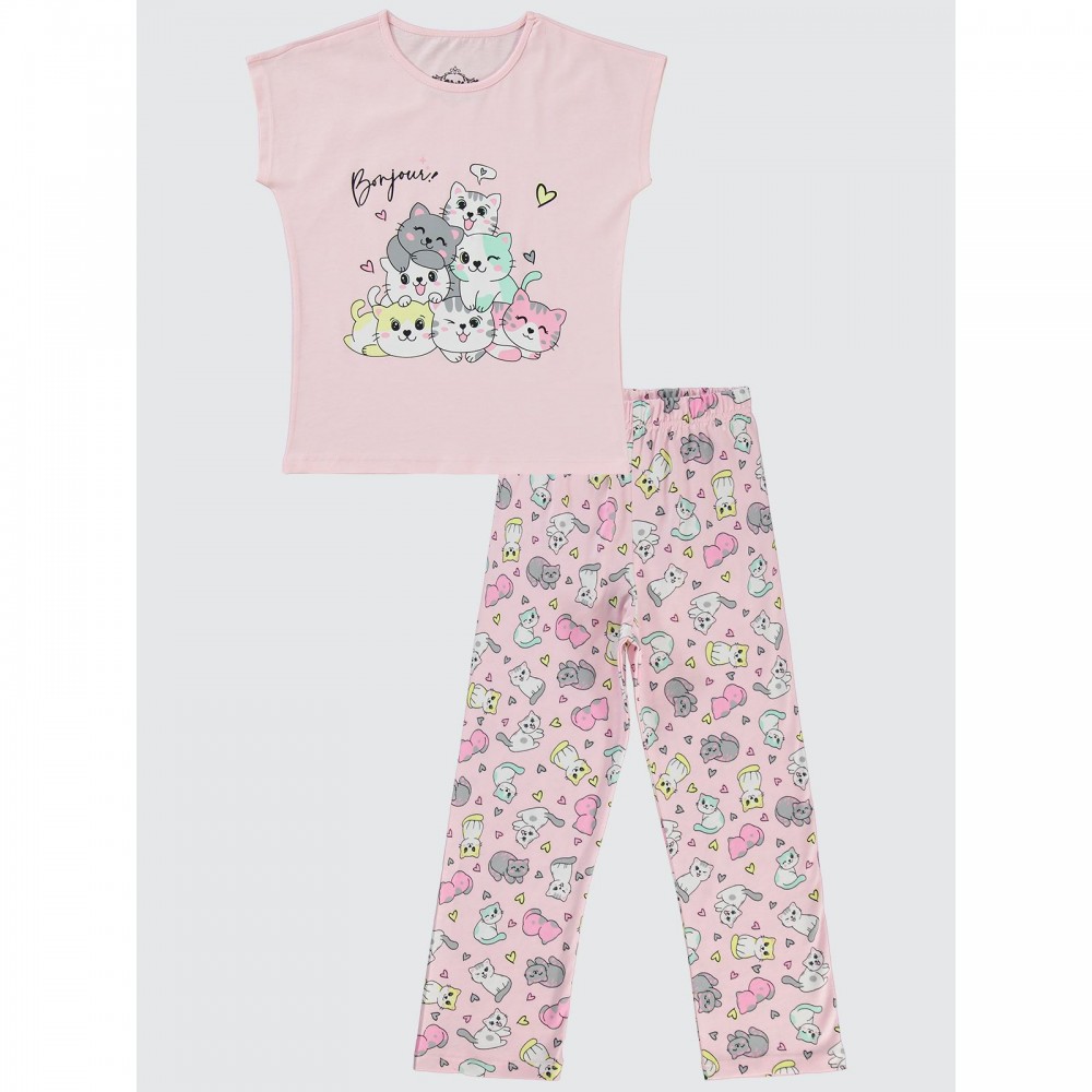 Pink Sherbet Girls-Pajama Set Pink Sherbet Girls-Pajama Set