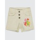Beige Girls-Shorts Beige Girls-Shorts
