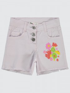 Delicate Lavender Girls-Shorts