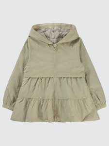 Beige Girls-Raincoat