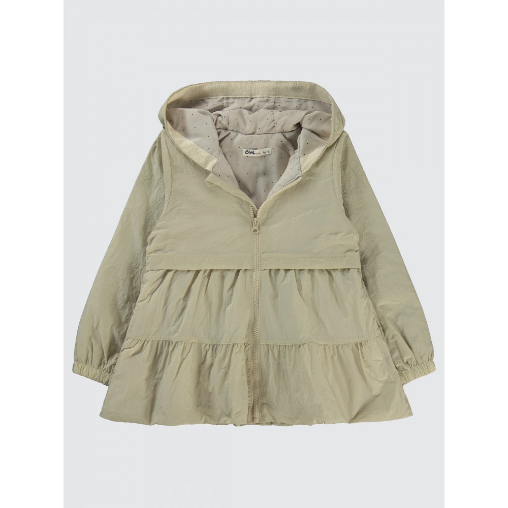 Beige Girls-Raincoat Beige Girls-Raincoat