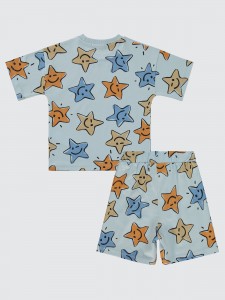 Ice Blue Boys-Pajama Set