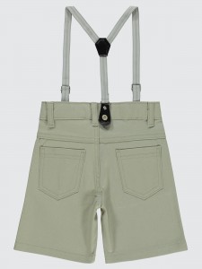 Soft Gray Boys-Capri Pants