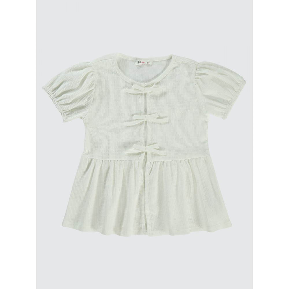 Ecru Girls-Shirt Ecru Girls-Shirt
